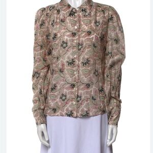 ME+EM Multicolor Floral Shirt